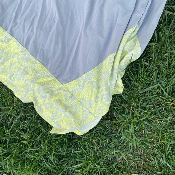 LOGO Lori Goldstein gray neon trim mode dress 1X - Picture 3 of 7